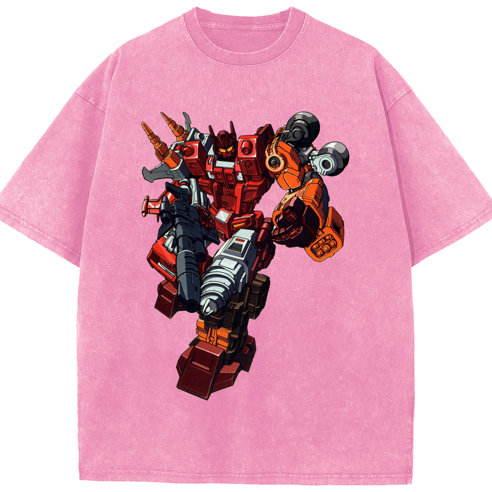 （画像用）  綿100% ヴィンテージ風 半袖Tシャツ（フロントプリント）